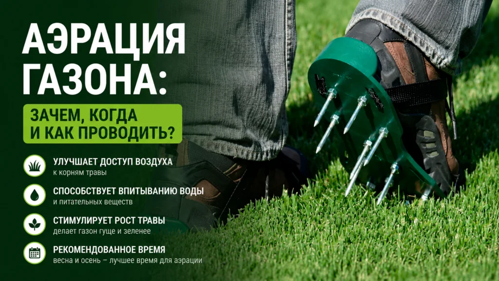 Аэрация газона